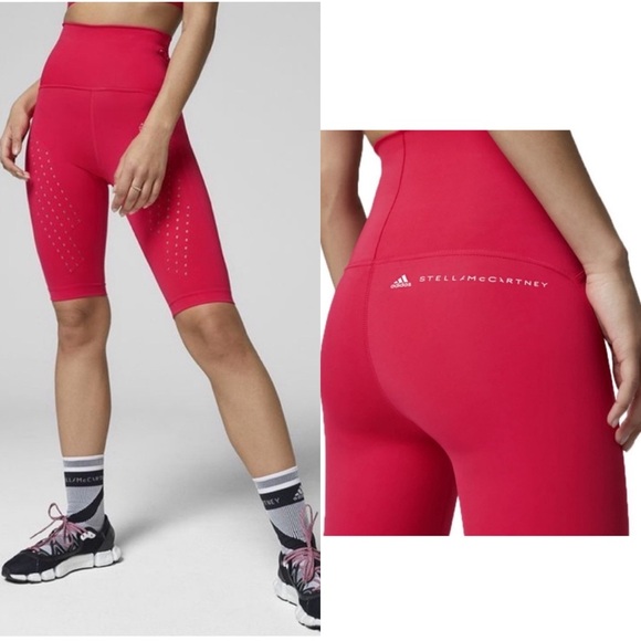Adidas x Stella McCartney Biker Shorts TruePurpose  NWT - Picture 1 of 14